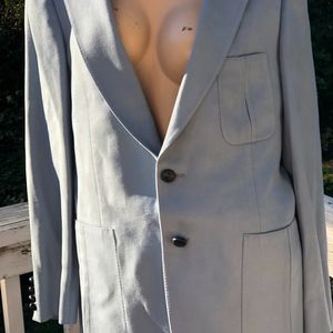 VINTAGE LANVIN JOSEF DURAN Feather Suede Jacket